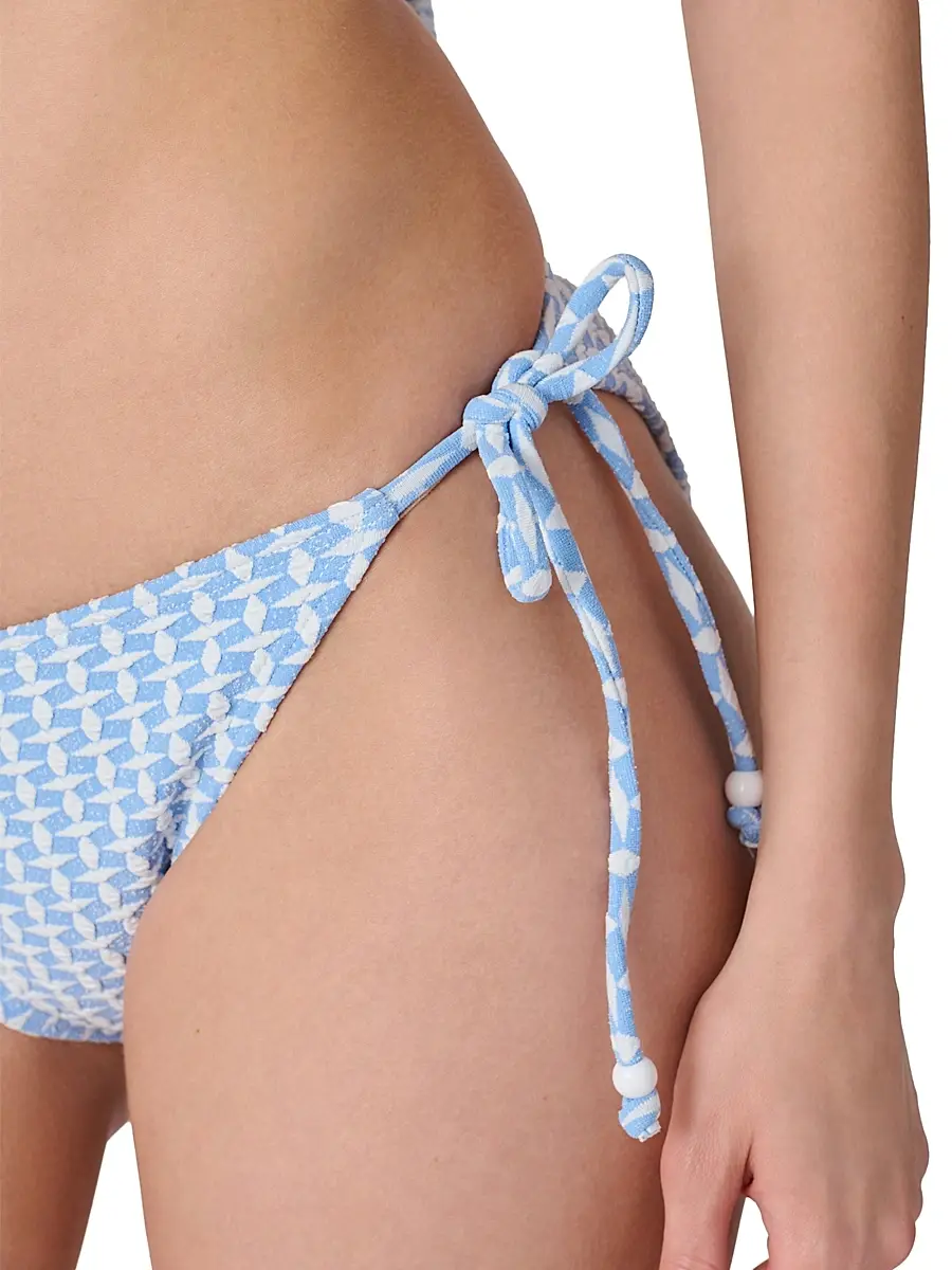 Shoshanna Women's Geo Text Triangle Bikini Bottom | Thumbnail 4 Shoshanna Women's Geo Text Triangle Bikini Bottom | Thumbnail 4
