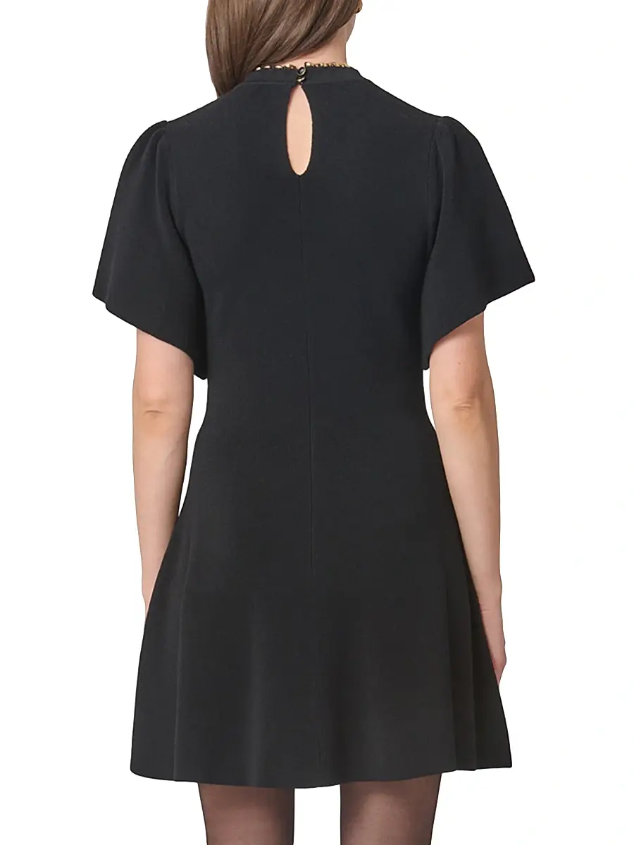 Shoshanna Women's Aura Chainlink Minidress | Thumbnail 3 Shoshanna Women's Aura Chainlink Minidress | Thumbnail 3