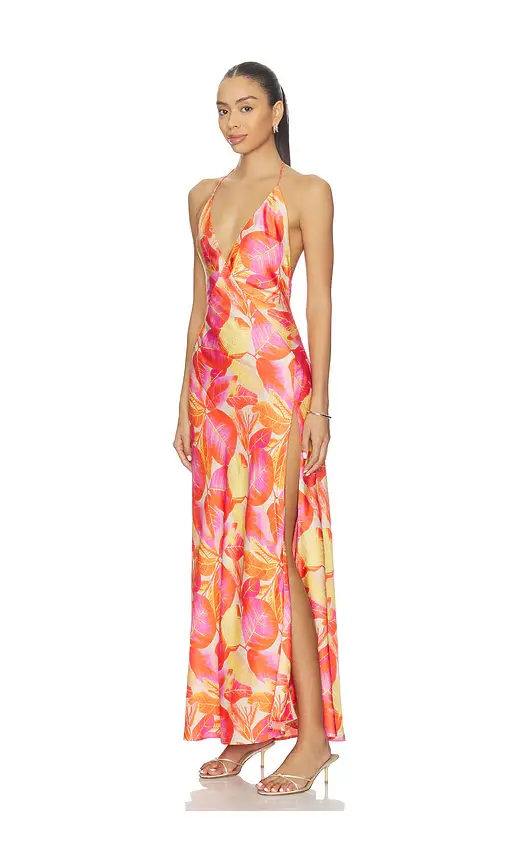 Bardot Yve Halter Maxi Dress | Thumbnail 2