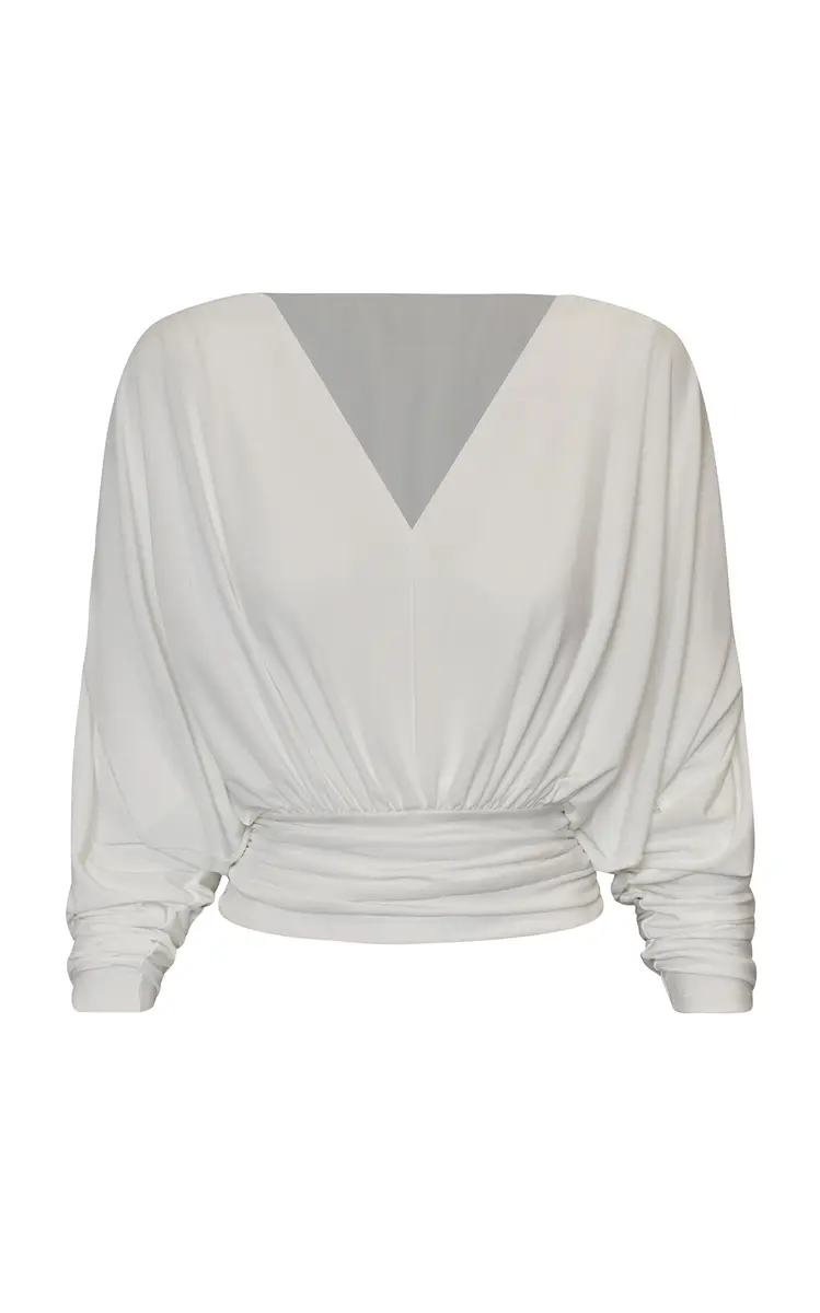 ANDRES OTALORA Pulso Quieto Gathered Blouse