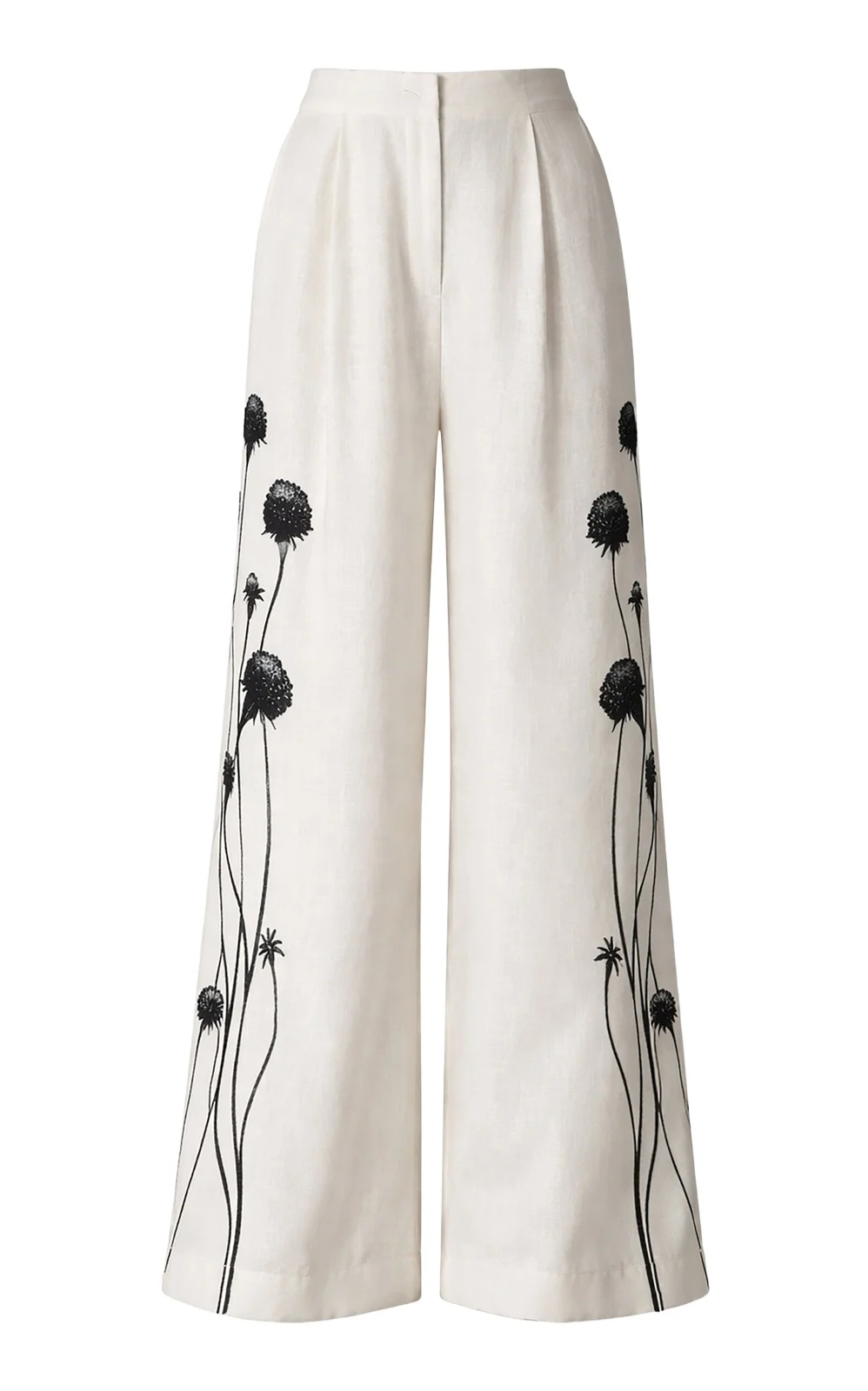 Lo Nuestro Linen Wide-Leg Pants Lo Nuestro Linen Wide-Leg Pants
