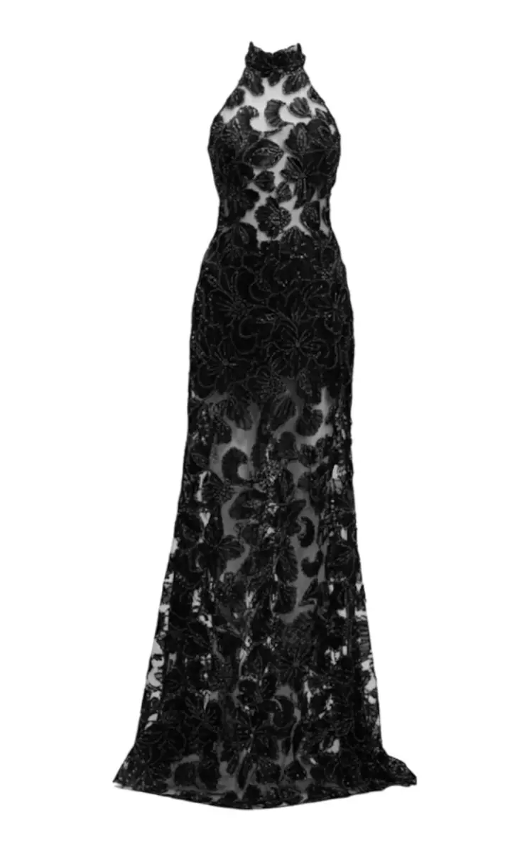 Francisco Arce Thal Appliqué Maxi Dress | Thumbnail 5