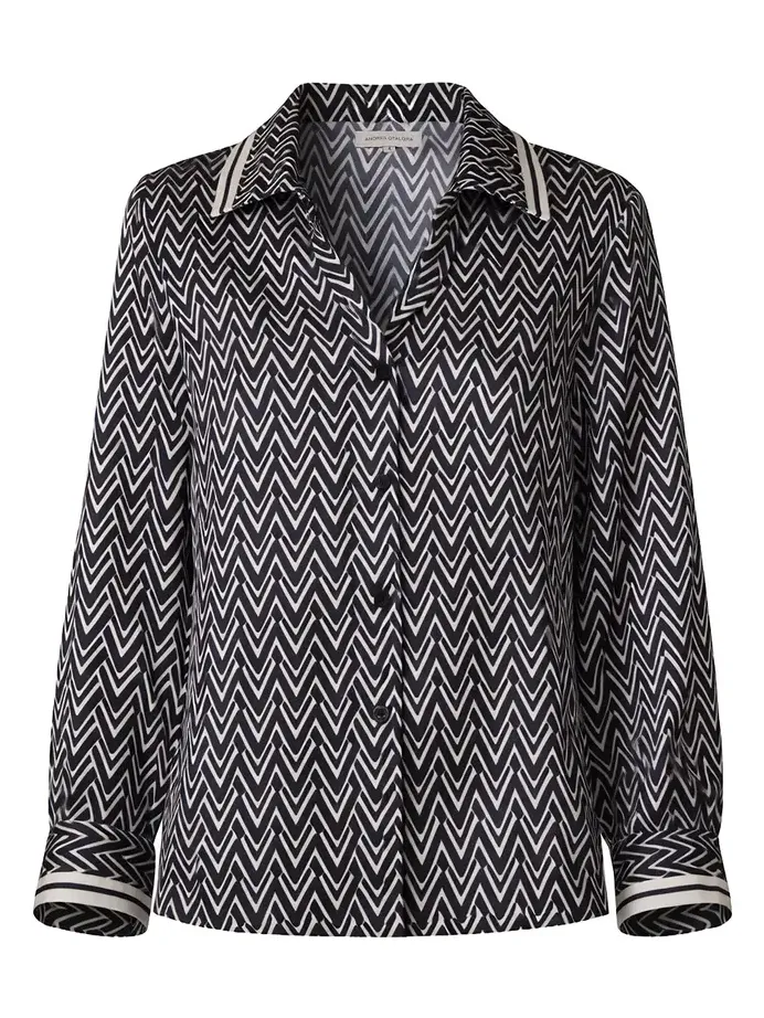 ANDRES OTALORA Aun Permance Patterned Blouse