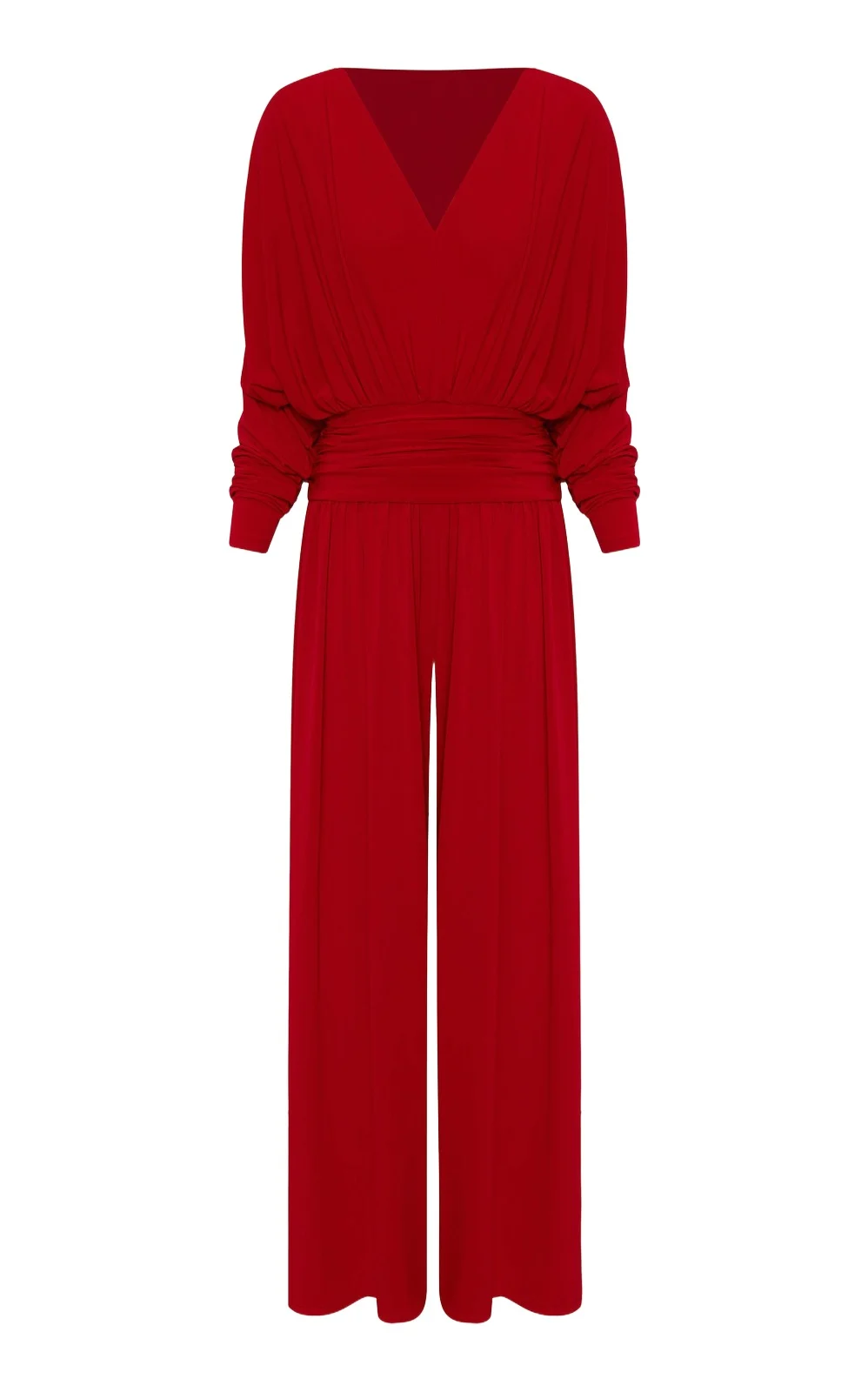 ANDRES OTALORA Comienzos Gathered Jersey Jumpsuit