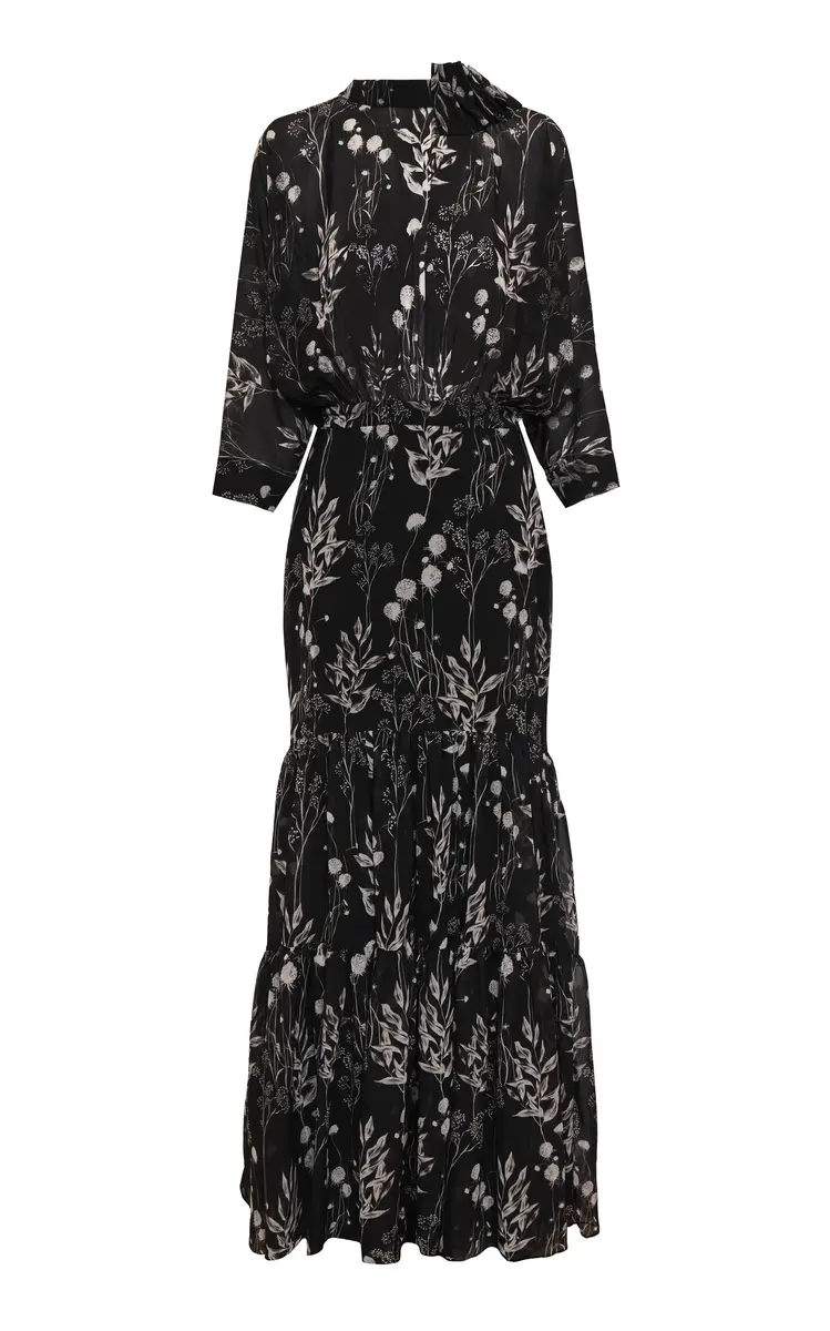ANDRES OTALORA Un Poco Printed Maxi Dress
