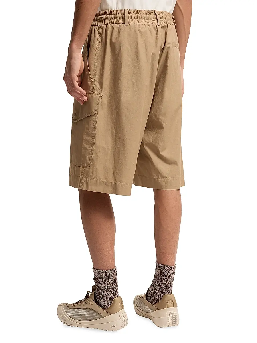 Moncler Men's Shorts in Cotton Poplin | Thumbnail 3 Moncler Men's Shorts in Cotton Poplin | Thumbnail 3