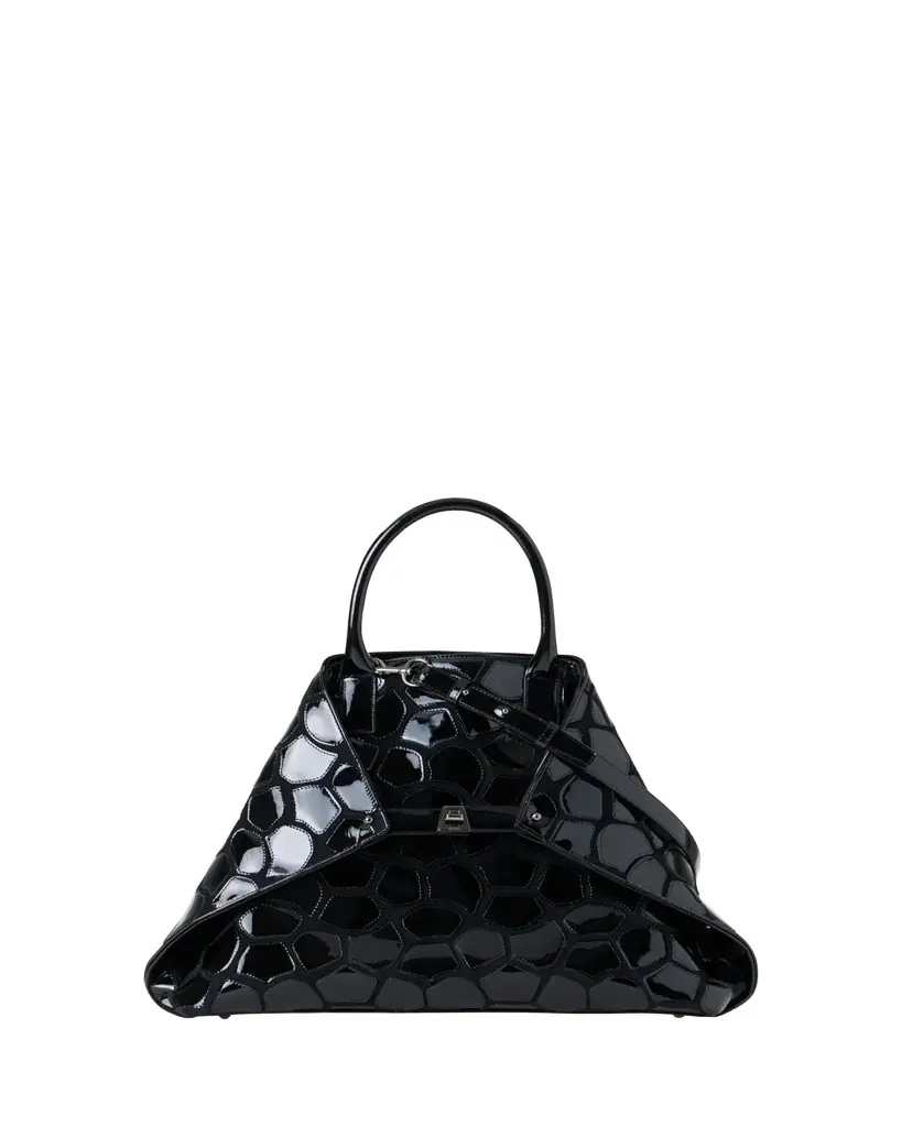 Akris AI Medium Patchwork Leather Top-Handle Bag | Image 1 Akris AI Medium Patchwork Leather Top-Handle Bag | Image 1