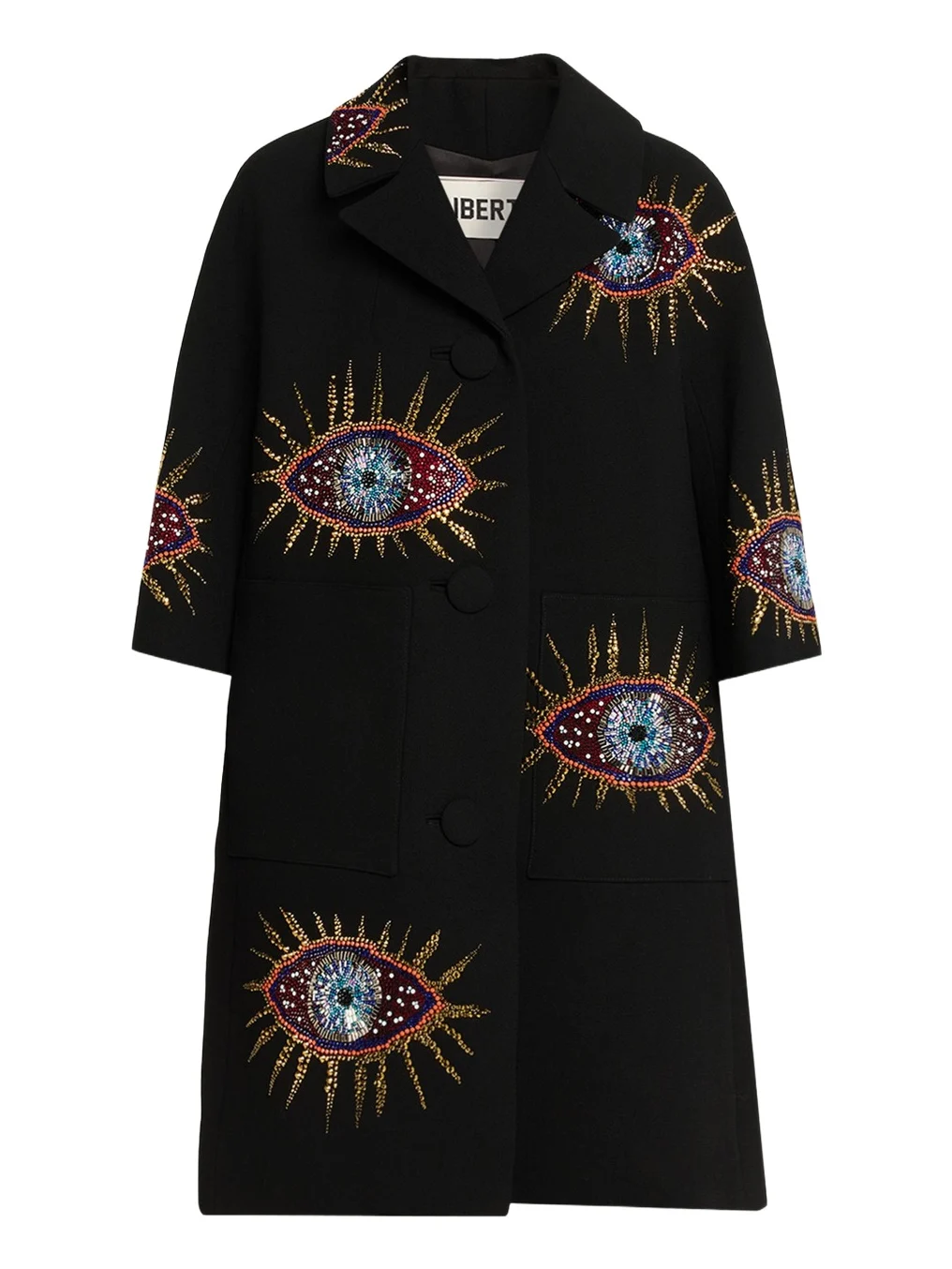 Libertine Nazar Embellished Short-Sleeve Coat