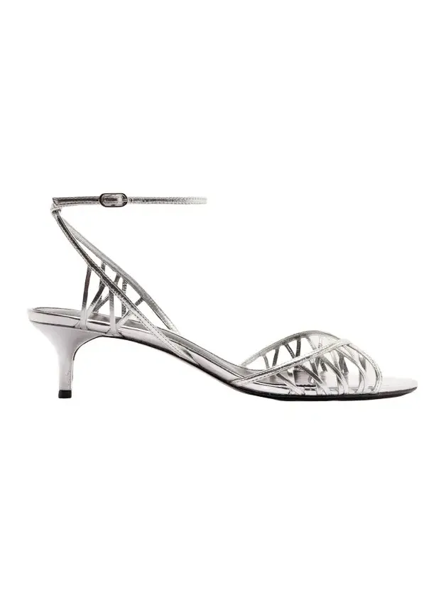 50mm Solene Metallic Leather Sandals 50mm Solene Metallic Leather Sandals