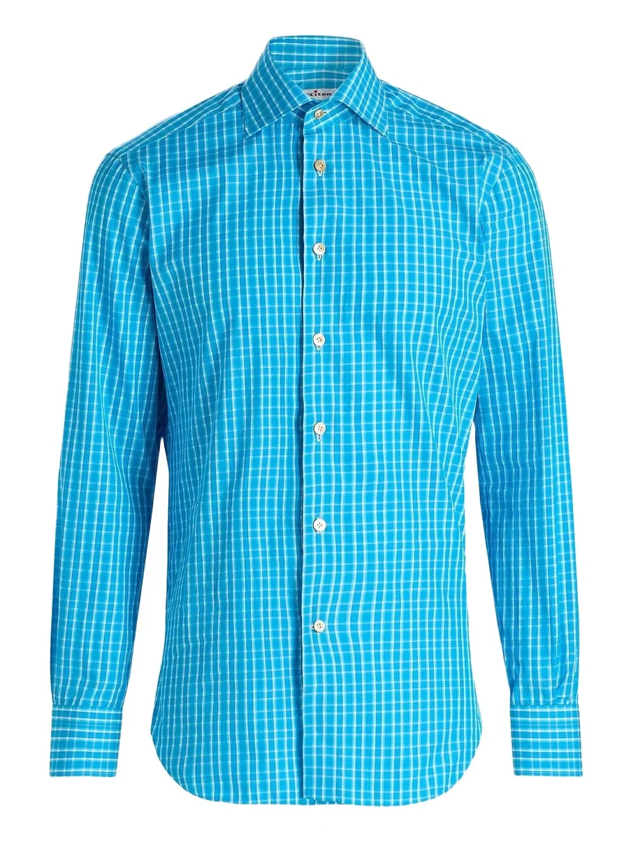 Men's Plaid Cotton Shirt