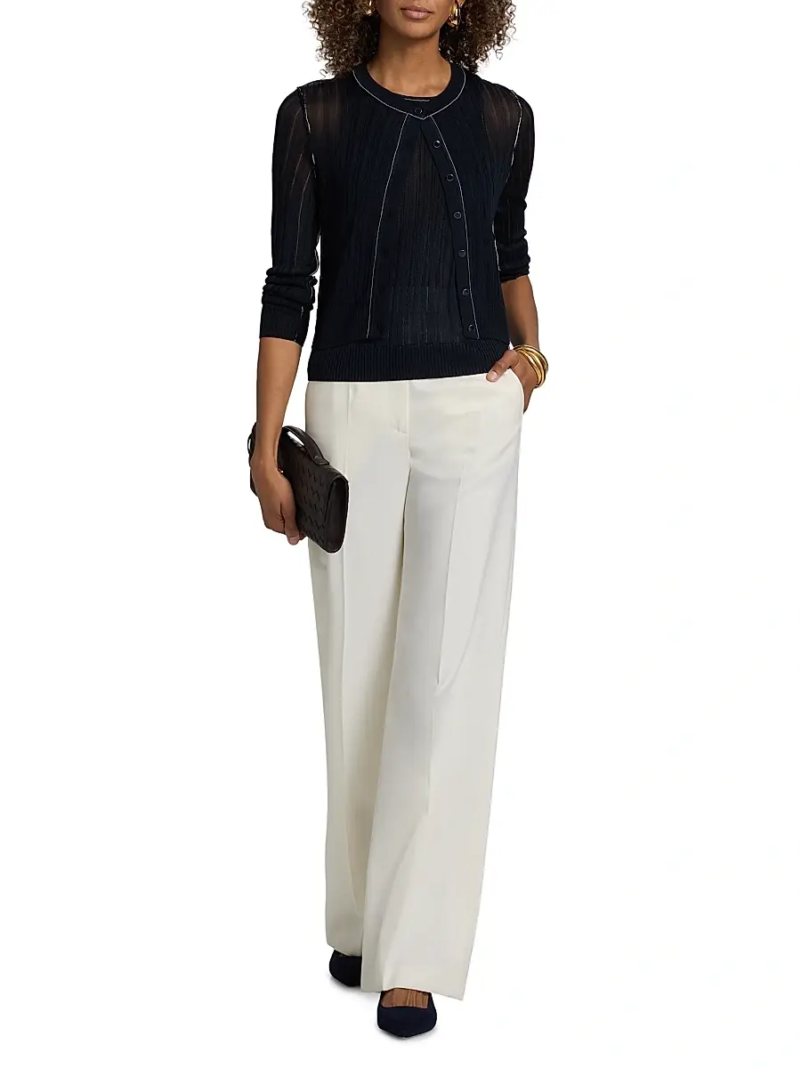 Toccin Women's Crosby Cropped Cardigan | Thumbnail 2 Toccin Women's Crosby Cropped Cardigan | Thumbnail 2