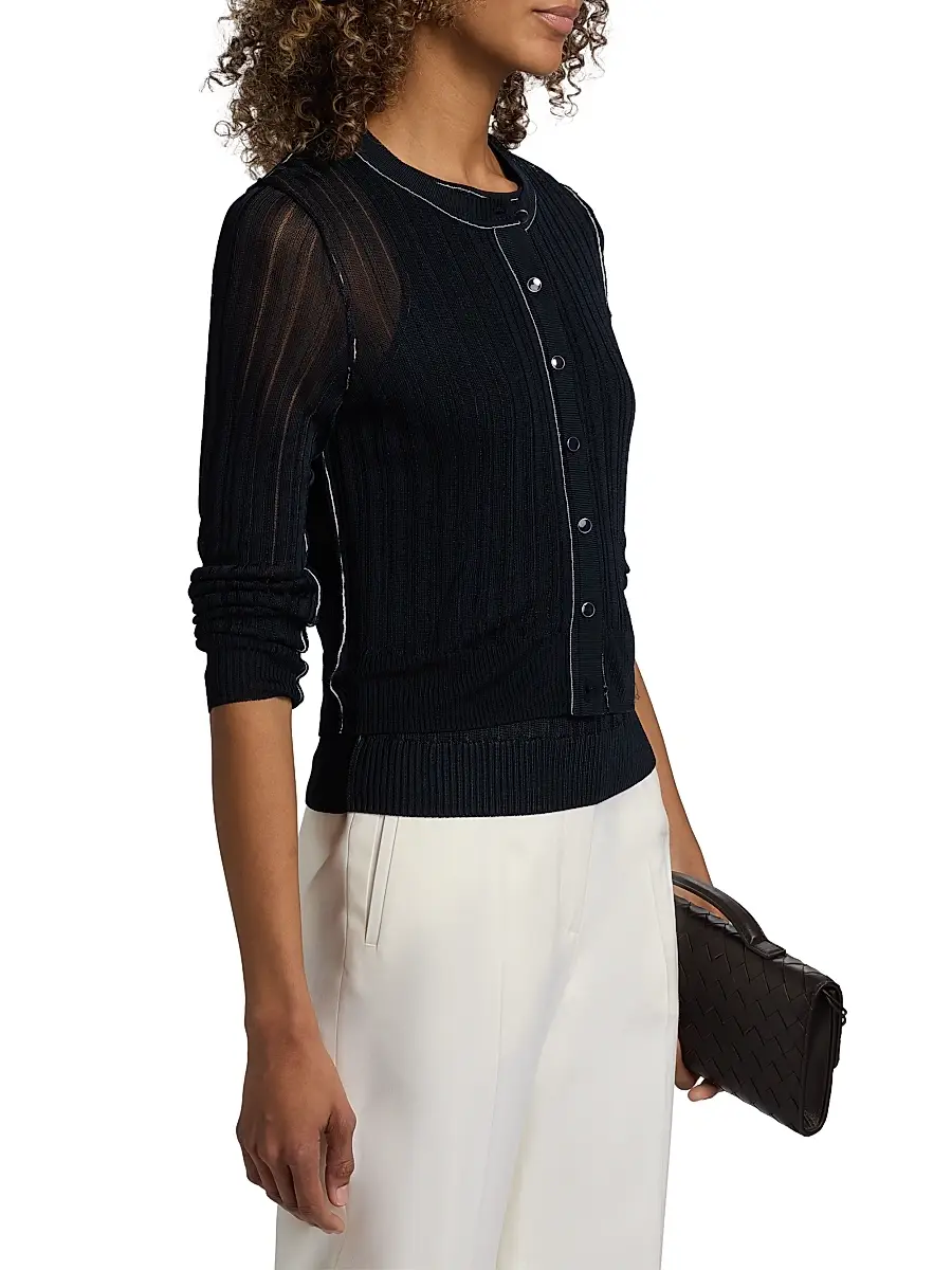 Toccin Women's Crosby Cropped Cardigan | Thumbnail 4 Toccin Women's Crosby Cropped Cardigan | Thumbnail 4