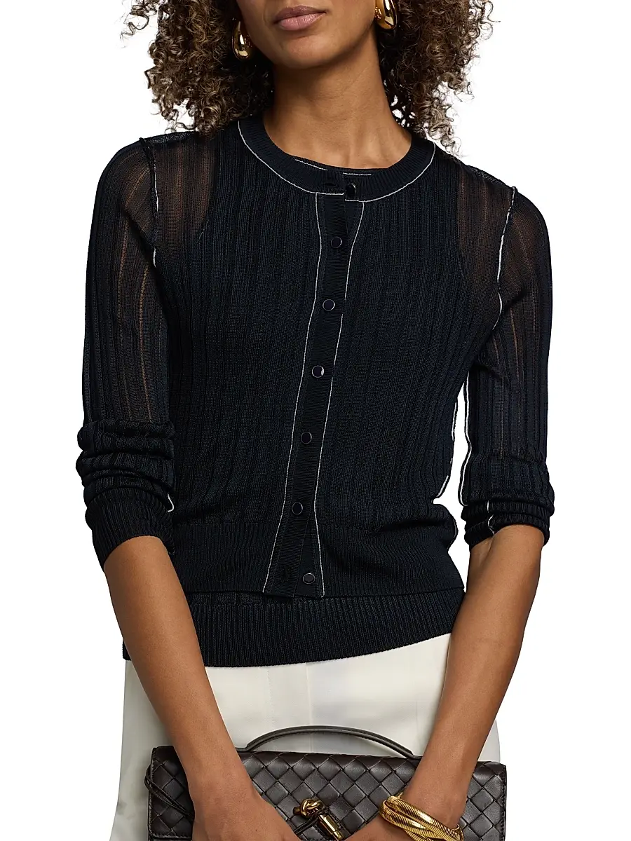 Toccin Women's Crosby Cropped Cardigan | Thumbnail 6 Toccin Women's Crosby Cropped Cardigan | Thumbnail 6