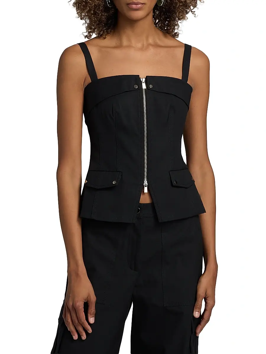 Toccin Women's Jayden Zip-Front Moto Top | Thumbnail 3 Toccin Women's Jayden Zip-Front Moto Top | Thumbnail 3