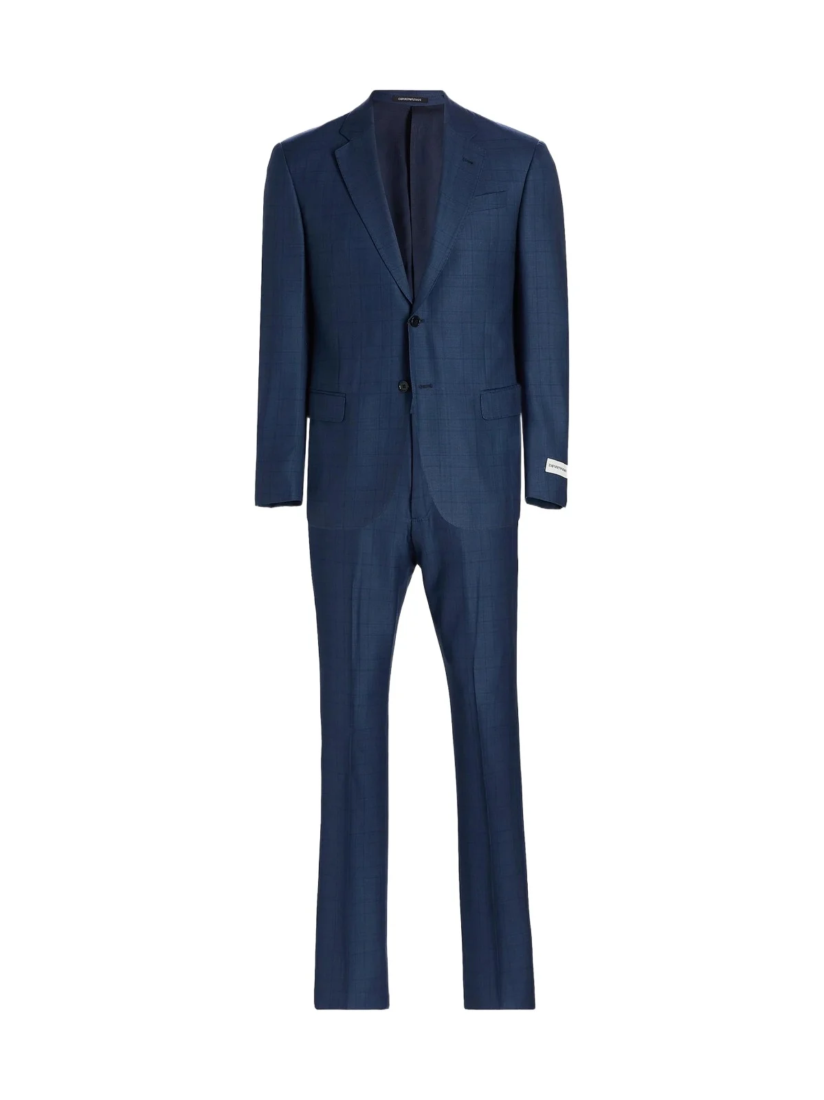 Emporio Armani Men's Check Wool-Silk Suit