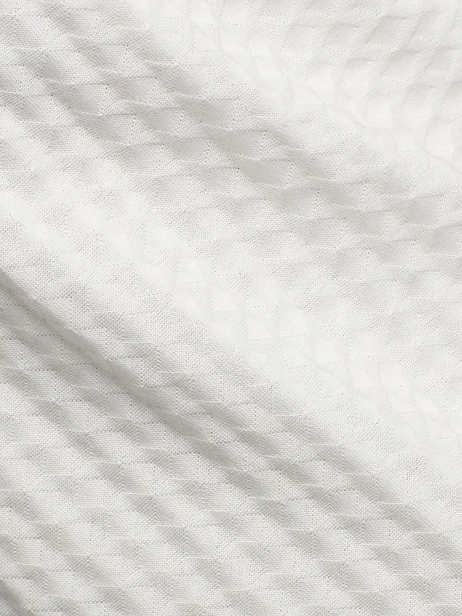 Emporio Armani Men's Textured Geometric-Print Cotton T-Shirt | Thumbnail 7 Emporio Armani Men's Textured Geometric-Print Cotton T-Shirt | Thumbnail 7