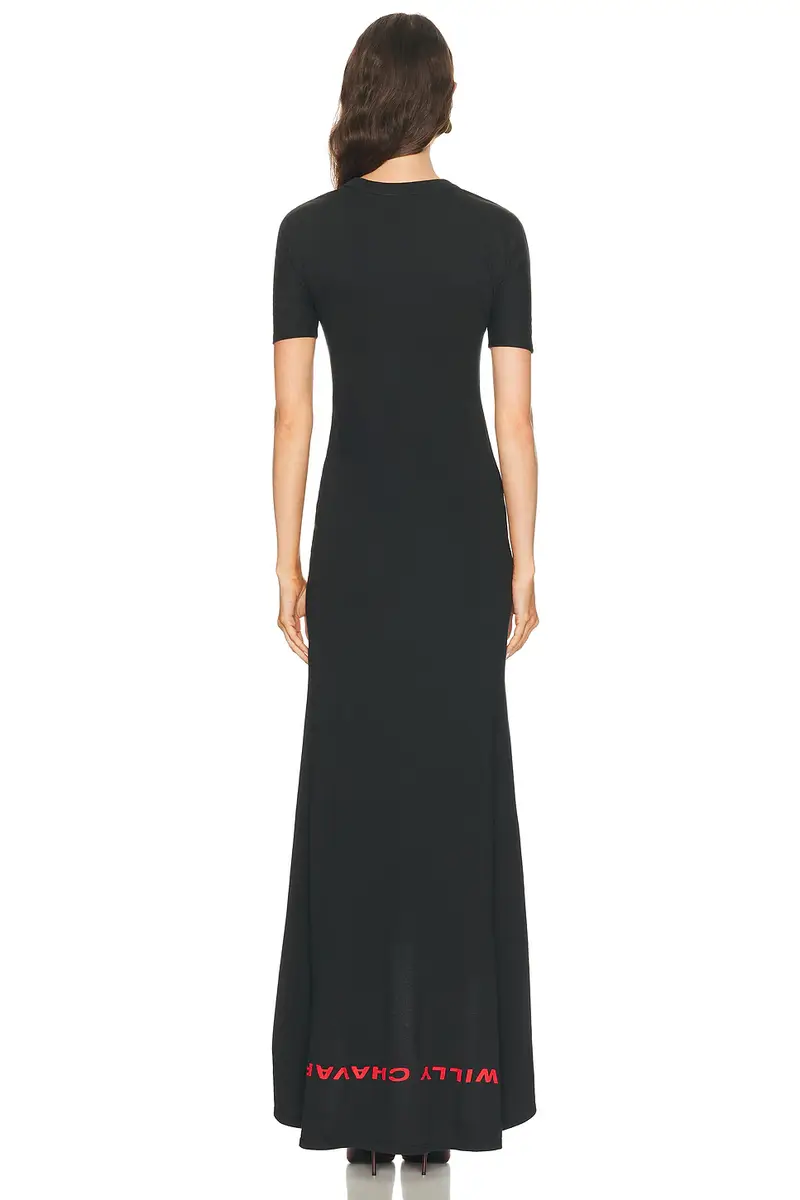 Willy Chavarria Welcome To America Jersey Gown | Thumbnail 3 Willy Chavarria Welcome To America Jersey Gown | Thumbnail 3