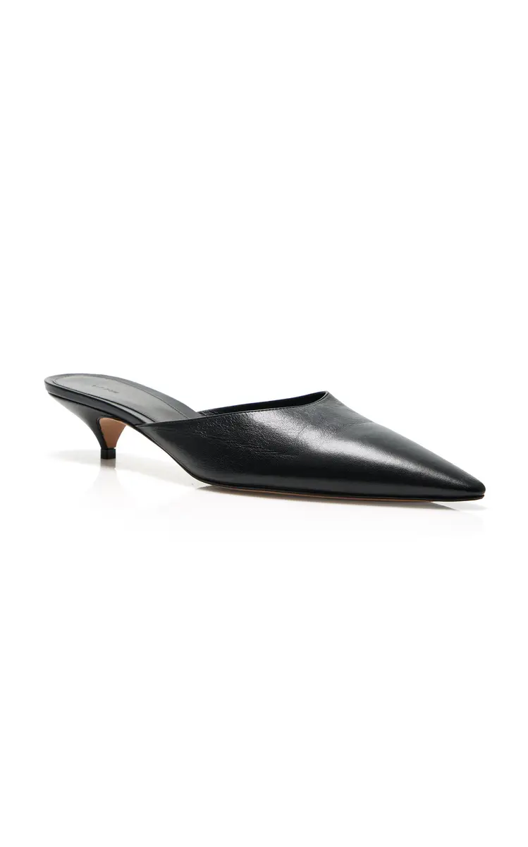 The Row Liisa II Leather Mules | Thumbnail 6 The Row Liisa II Leather Mules | Thumbnail 6