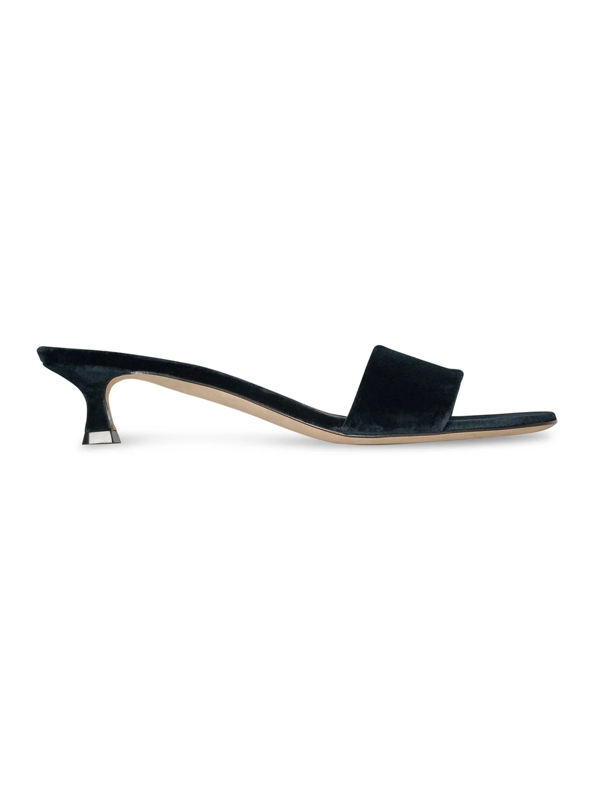 Combo Slide Two Velvet Sandals