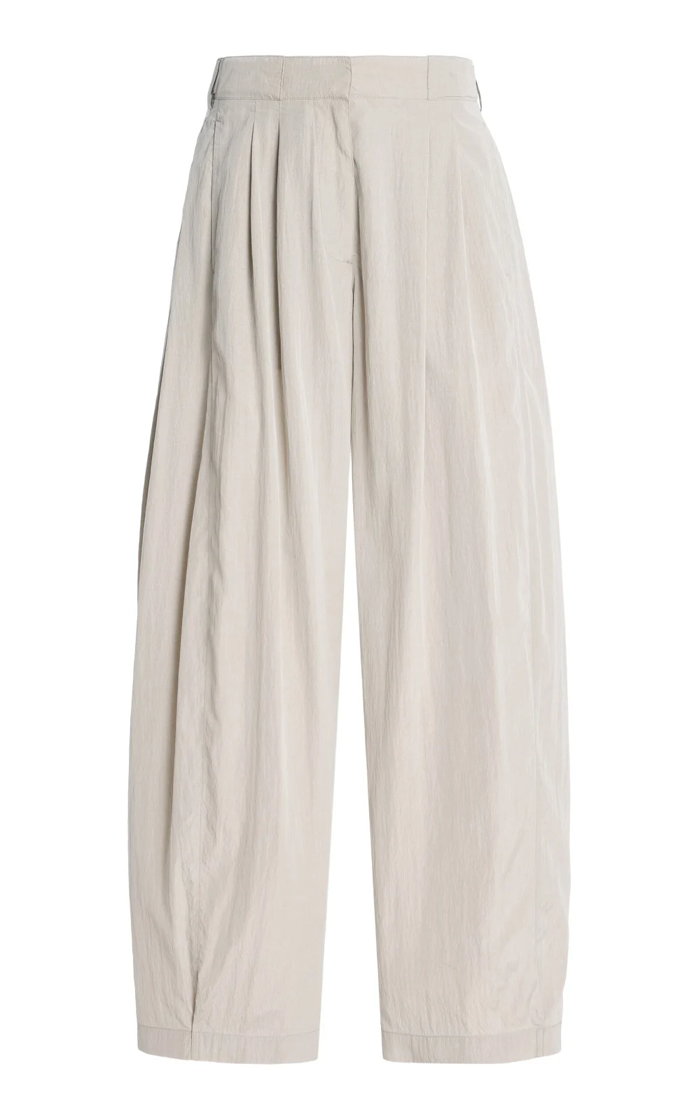 Iven Silk-Blend Barrel-Leg Pants Iven Silk-Blend Barrel-Leg Pants