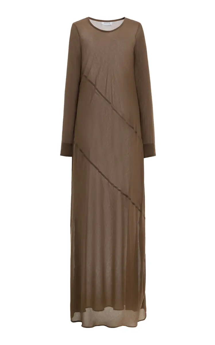SLOAN Exclusive Long-Seam Georgette Gown | Thumbnail 2 SLOAN Exclusive Long-Seam Georgette Gown | Thumbnail 2