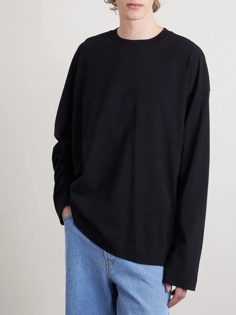 Dries Van Noten Cotton-Jersey T-Shirt - Men | Thumbnail 3 Dries Van Noten Cotton-Jersey T-Shirt - Men | Thumbnail 3