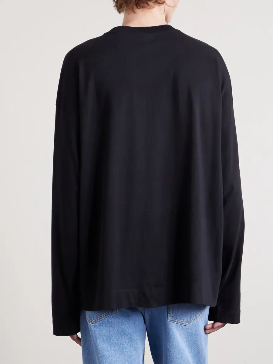 Dries Van Noten Cotton-Jersey T-Shirt - Men | Thumbnail 4 Dries Van Noten Cotton-Jersey T-Shirt - Men | Thumbnail 4
