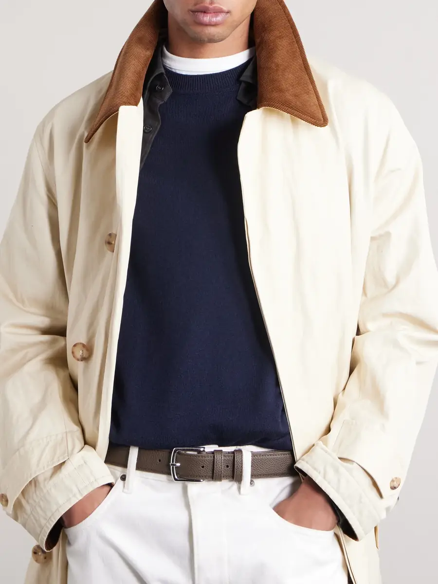 George Cleverley 3cm Full-Grain Leather Belt - Men | Thumbnail 2
