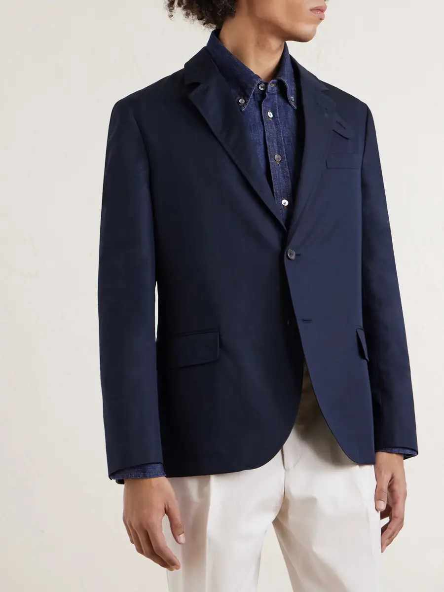 Slowear Woven Suit Jacket - Men | Thumbnail 3