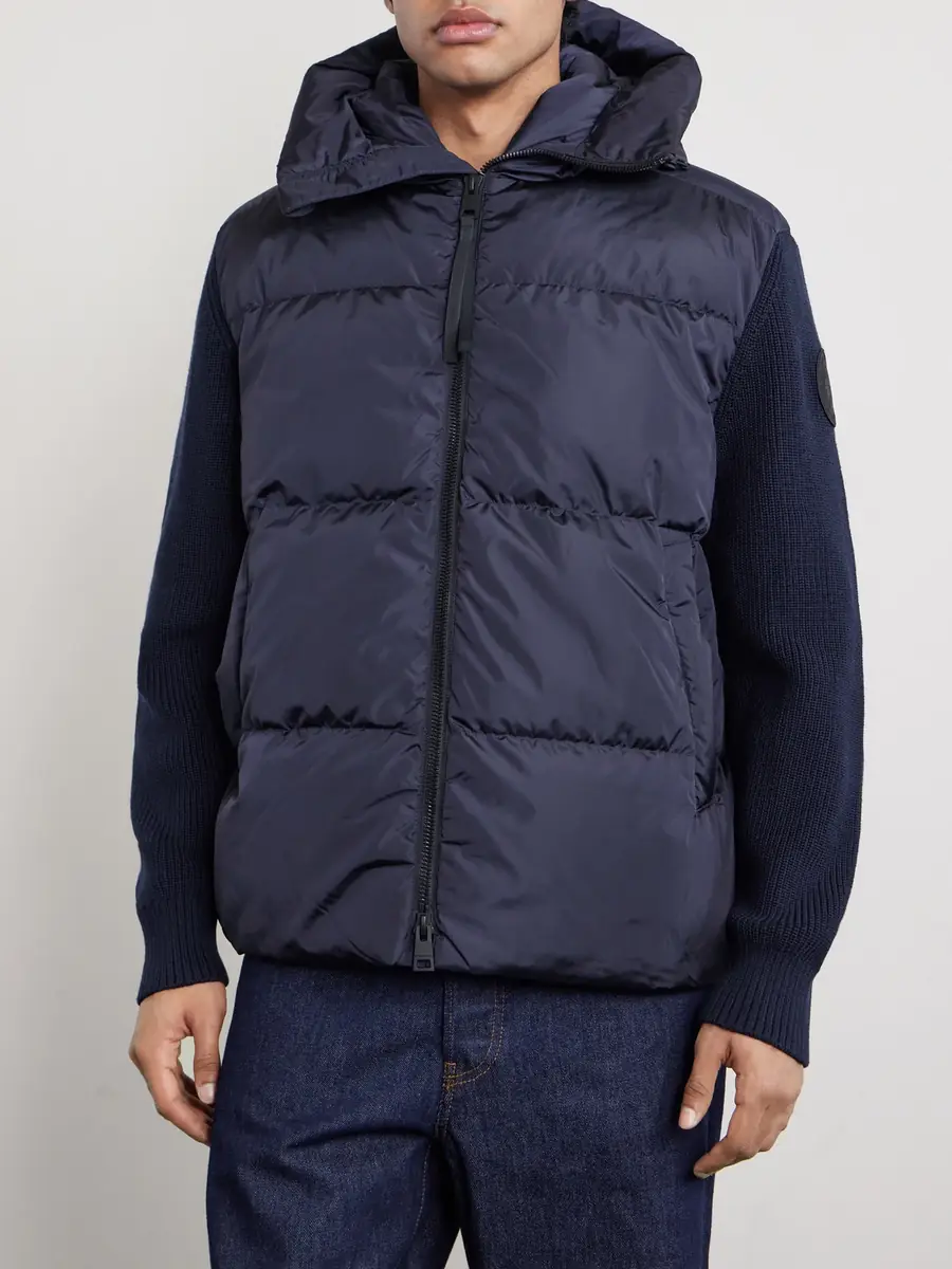 Canada Goose HyBridge® Wool-Trimmed and Quilted Shell Hooded Down Jacket - Men | Thumbnail 3