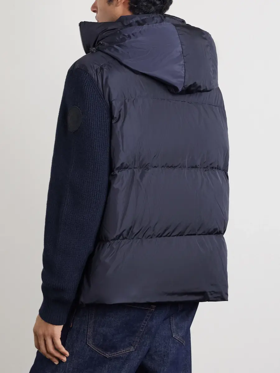 Canada Goose HyBridge® Wool-Trimmed and Quilted Shell Hooded Down Jacket - Men | Thumbnail 4