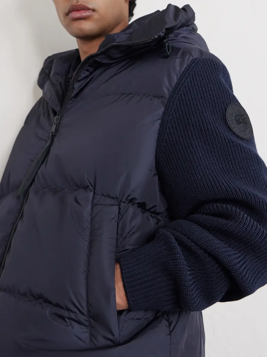Canada Goose HyBridge® Wool-Trimmed and Quilted Shell Hooded Down Jacket - Men | Thumbnail 5