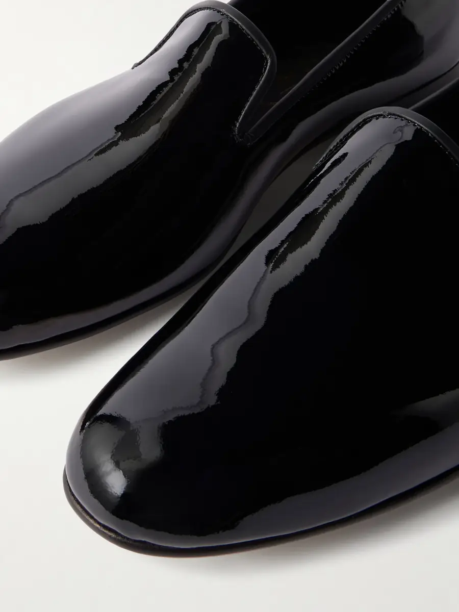 George Cleverley Albert Patent-Leather Slippers - Men | Thumbnail 5