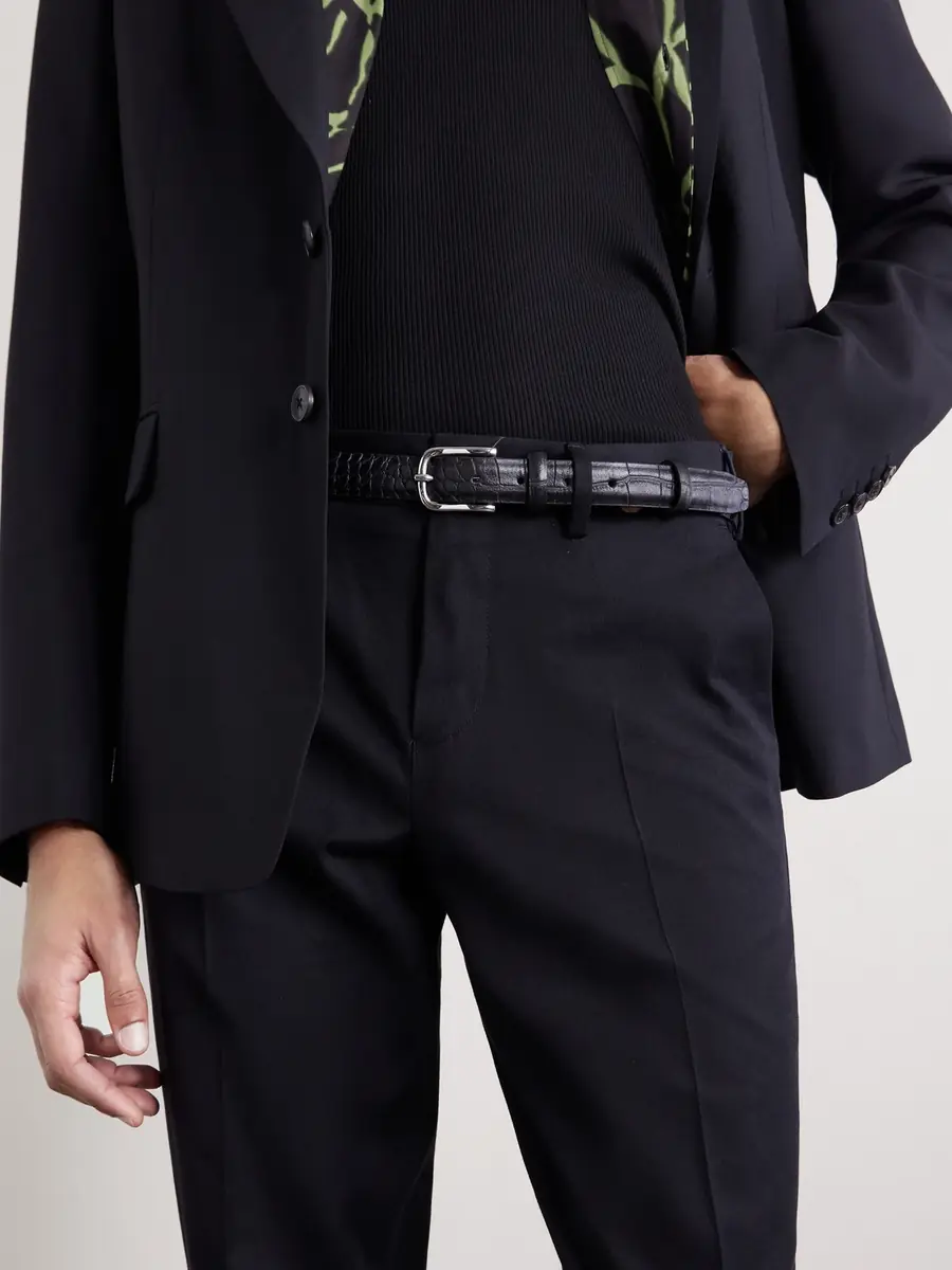Dries Van Noten Straight-Leg Cotton and Wool-Blend Trousers - Men | Thumbnail 5 Dries Van Noten Straight-Leg Cotton and Wool-Blend Trousers - Men | Thumbnail 5
