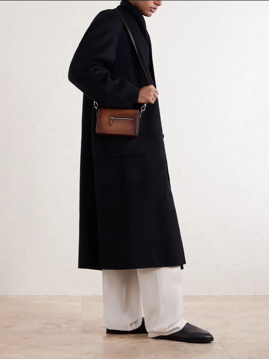 Berluti Jour de Poche Venezia Leather Messenger Bag - Men | Thumbnail 2