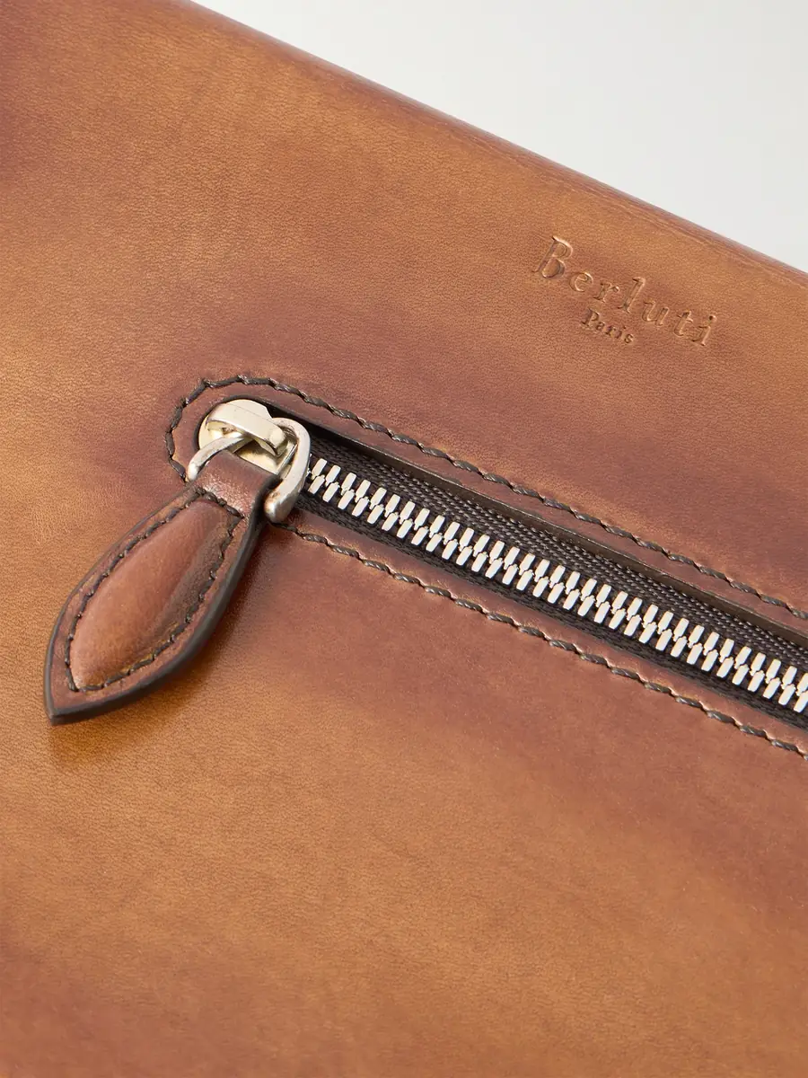 Berluti Jour de Poche Venezia Leather Messenger Bag - Men | Thumbnail 5