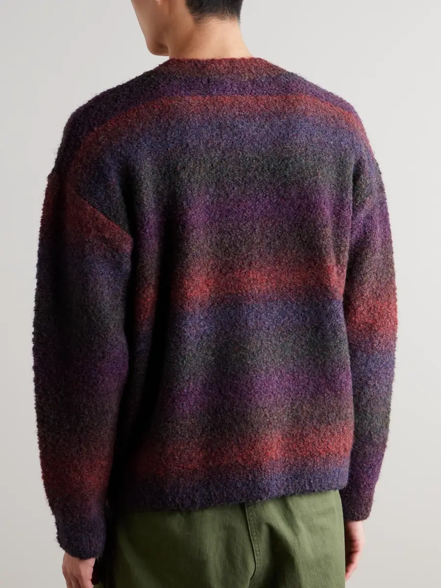 FrizmWORKS Striped Bouclé Sweater - Men | Thumbnail 3