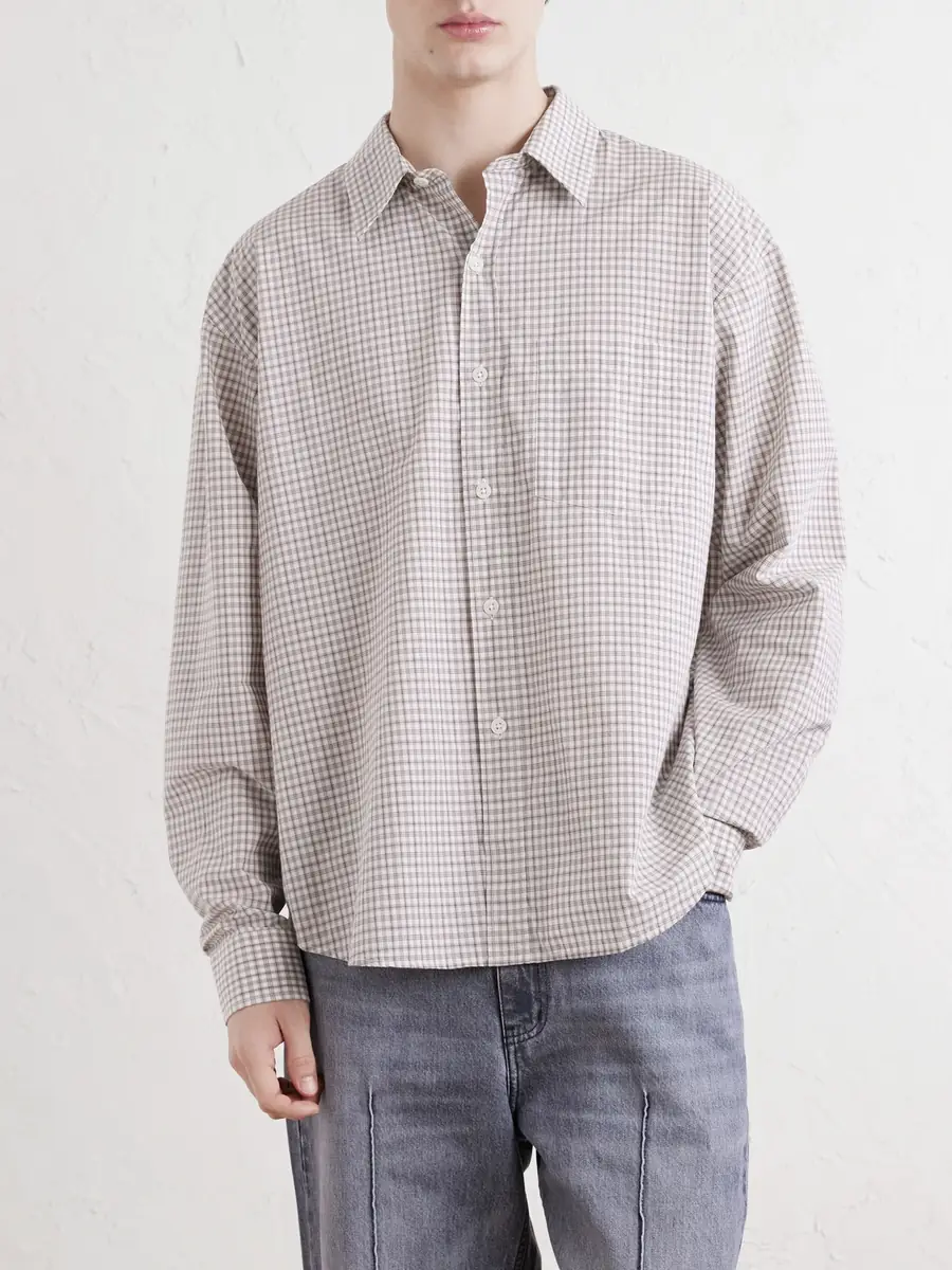 mfpen Executive Checked Cotton-Poplin Shirt - Men | Thumbnail 3