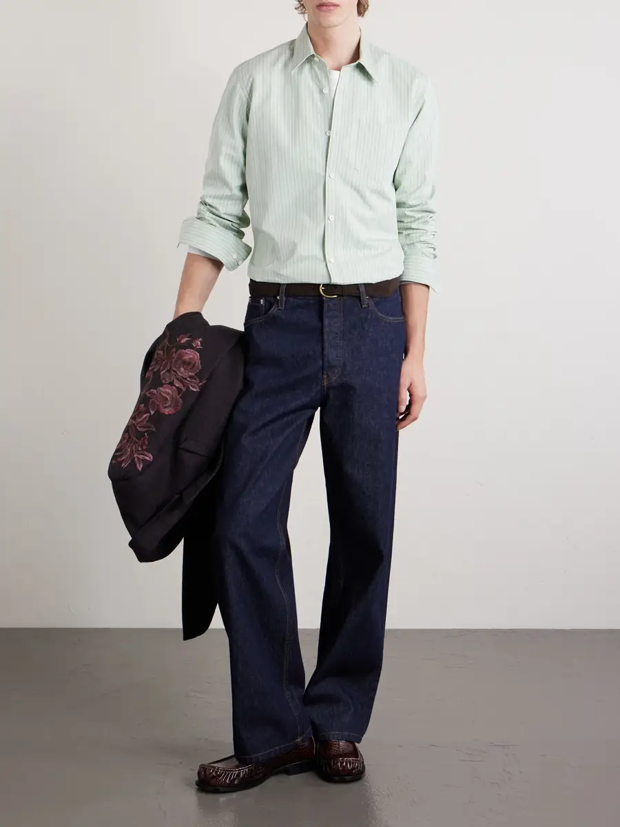 Dries Van Noten Straight-Leg Jeans - Men | Thumbnail 2 Dries Van Noten Straight-Leg Jeans - Men | Thumbnail 2