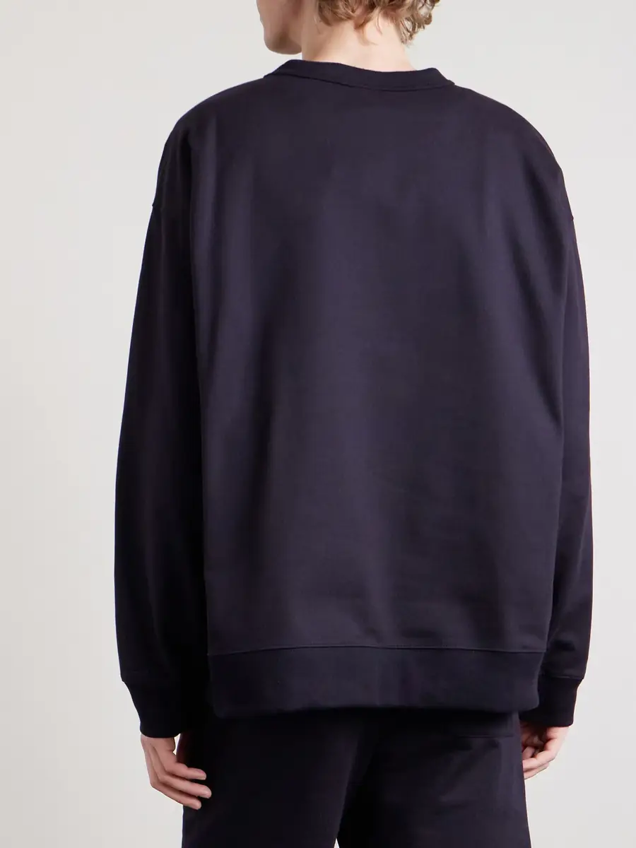 Dries Van Noten Cotton-Jersey Sweatshirt - Men | Thumbnail 3 Dries Van Noten Cotton-Jersey Sweatshirt - Men | Thumbnail 3