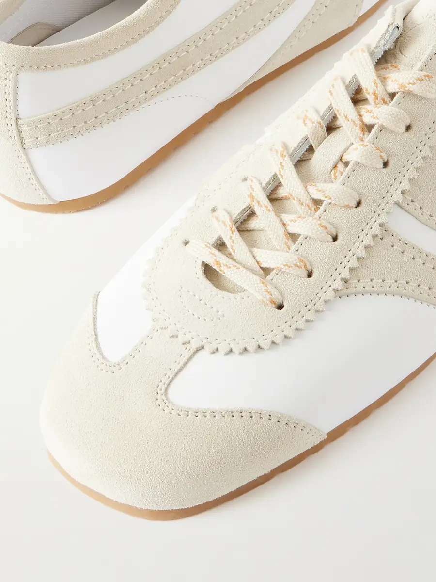 Dries Van Noten Suede-Trimmed Leather Sneakers - Men | Thumbnail 5 Dries Van Noten Suede-Trimmed Leather Sneakers - Men | Thumbnail 5