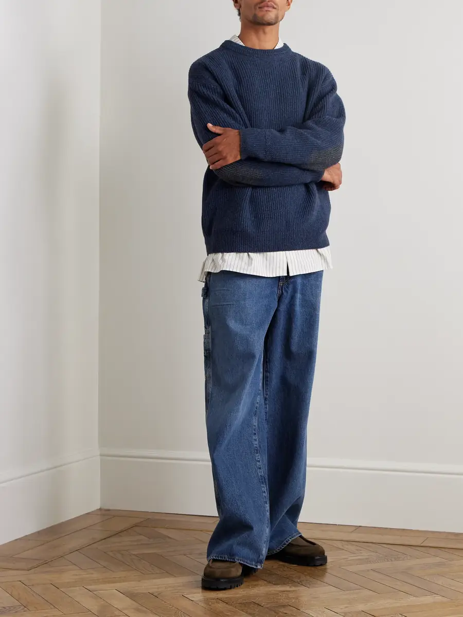 FrizmWORKS Patch Wool-Blend Sweater - Men | Thumbnail 2