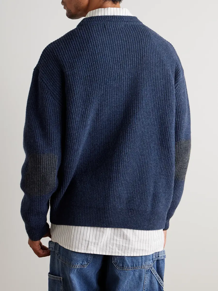 FrizmWORKS Patch Wool-Blend Sweater - Men | Thumbnail 3