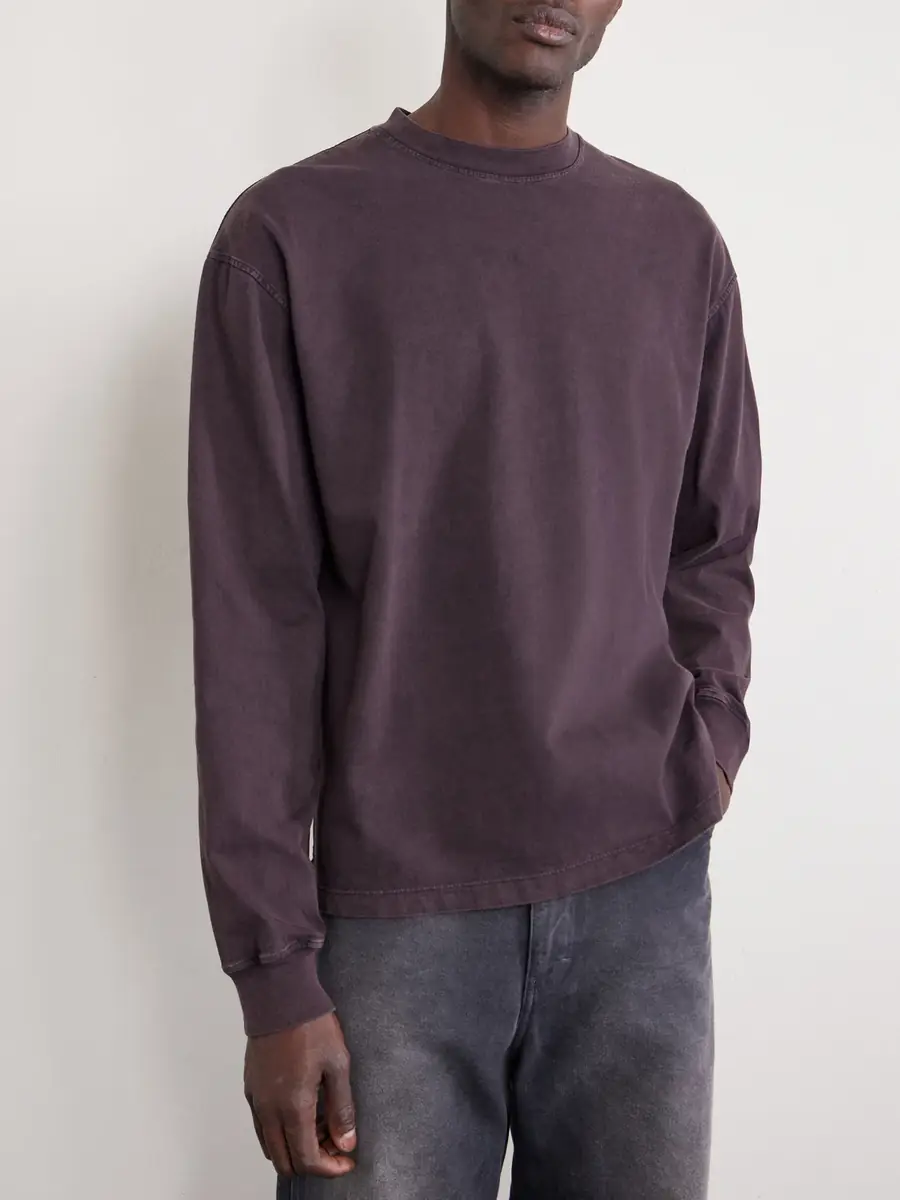 AGOLDE Asha Cotton-Jersey T-Shirt - Men | Thumbnail 3