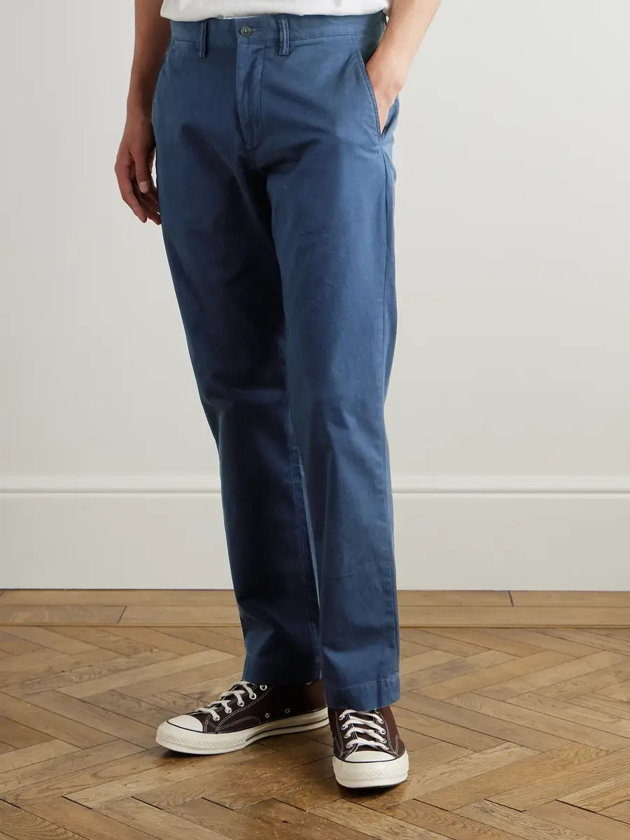 Polo Ralph Lauren Bedford Straight-Leg Cotton-Blend Twill Trousers - Men | Thumbnail 3 Polo Ralph Lauren Bedford Straight-Leg Cotton-Blend Twill Trousers - Men | Thumbnail 3