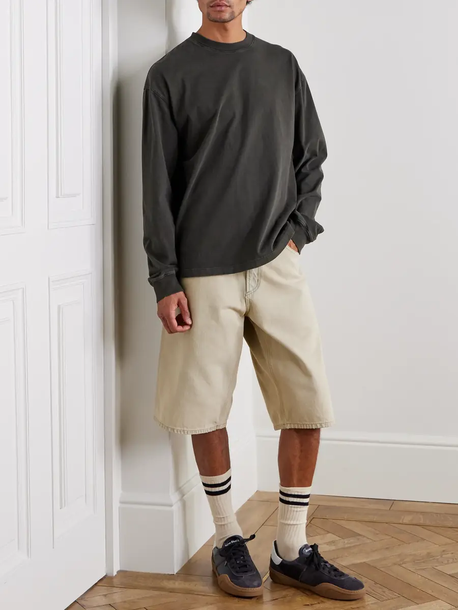 AGOLDE Fusion Straight-Leg Denim Shorts - Men | Thumbnail 2