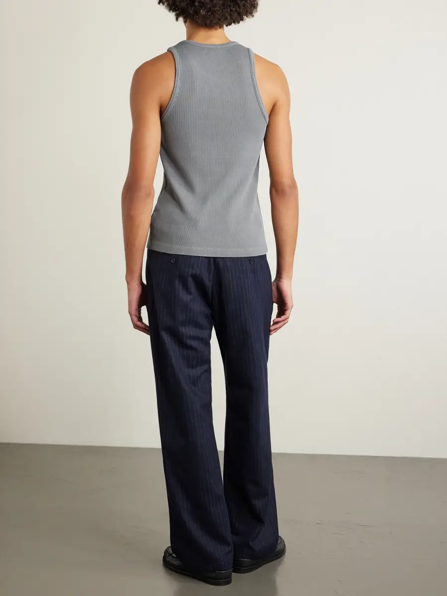 AGOLDE Viggo Ribbed Stretch Organic Cotton and TENCEL™ Lyocell-Blend Tank Top - Men | Thumbnail 4 AGOLDE Viggo Ribbed Stretch Organic Cotton and TENCEL™ Lyocell-Blend Tank Top - Men | Thumbnail 4