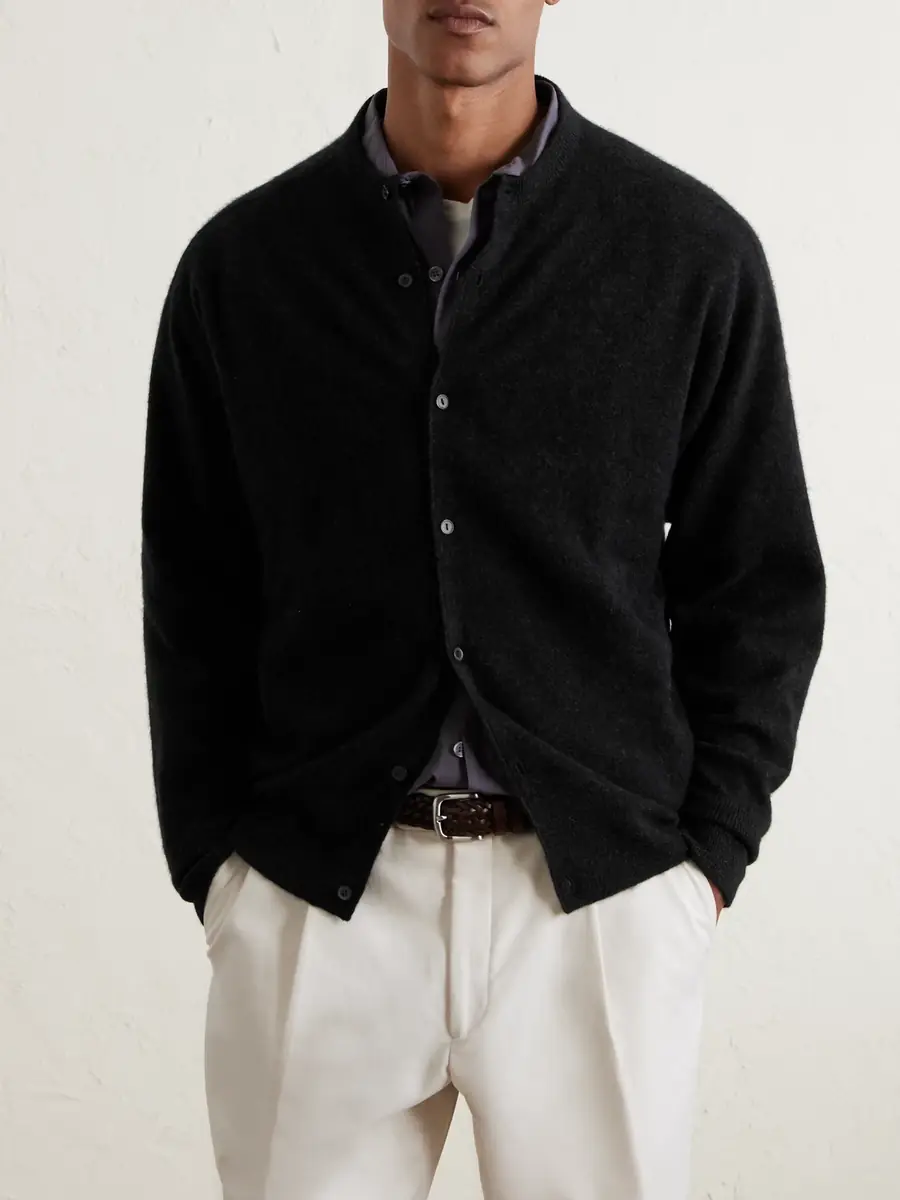 Kaptain Sunshine Cashmere Cardigan - Men | Thumbnail 3 Kaptain Sunshine Cashmere Cardigan - Men | Thumbnail 3