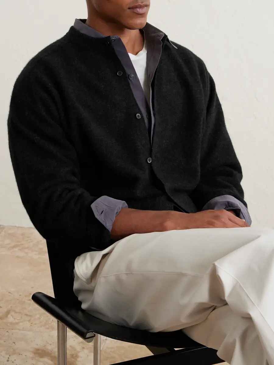 Kaptain Sunshine Cashmere Cardigan - Men | Thumbnail 5 Kaptain Sunshine Cashmere Cardigan - Men | Thumbnail 5