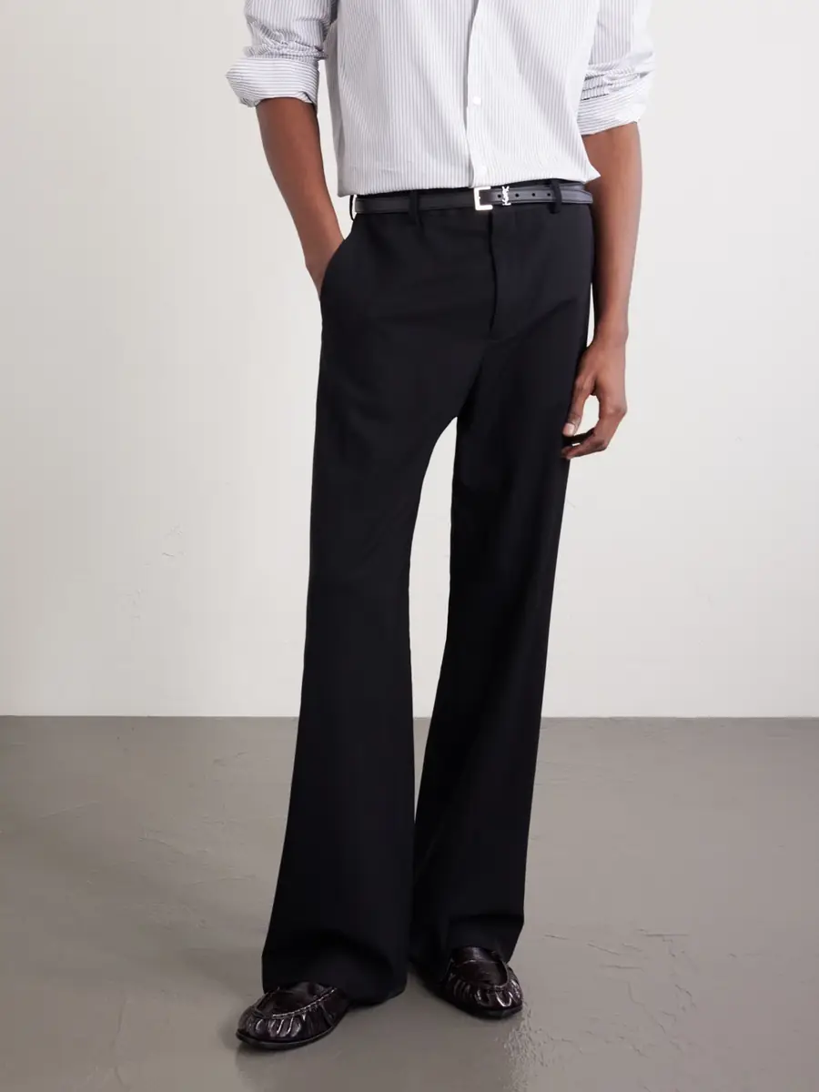 Saint Laurent Le Loafer Logo-Embellished Eel Mules - Men | Thumbnail 2 Saint Laurent Le Loafer Logo-Embellished Eel Mules - Men | Thumbnail 2